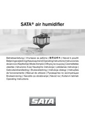 SATA air humidifier Instrucciones De Servicio