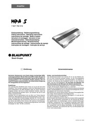 Bosch BLAUPUNKT MPA-5 Instrucciones De Montaje