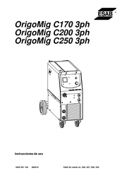 ESAB OrigoMig C200 3ph Instrucciones De Uso