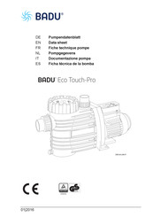 BADU Eco Touch-pro Ficha De Montaje, Uso Y Mantenimiento