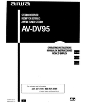 Aiwa AV-DV95 Manual De Instrucciones