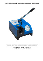 OP UNISPEED US-FL/01 MAN Manual De Uso