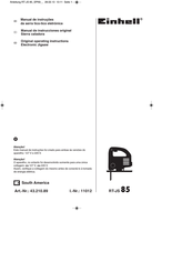 EINHELL RT-JS 85 Manual De Instrucciones