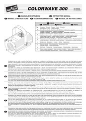 Clay Paky COLORWAVE 300 HTI 300W/DX Manual De Instrucciones