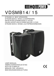 HQ-Power VDSMB14/15 Manual Del Usuario