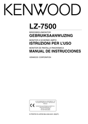 Kenwood LZ-7500 Manual De Instrucciones