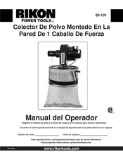 Rikon Power Tools 60-101M1 Manual Del Operador