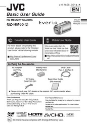 JVC GZ-HM65 Guia Del Usuario