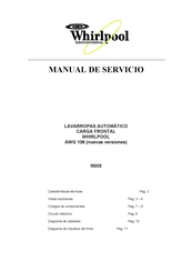 Whirlpool AWG 108 Manual De Servicio