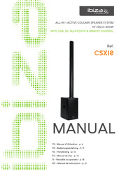 Ibiza sound CSX10 Manual De Uso