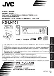 JVC KD-LH401 Manual De Instrucciones