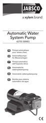 Xylem Jabsco 42755 Serie Manual De Instrucciones