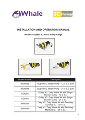Whale SG8284 Manual De Instalación Y Funcionamiento