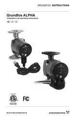 Grundfos ALPHA Serie Instrucciones De Instalación Y Funcionamiento