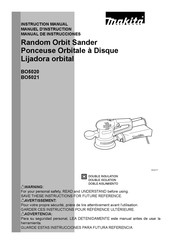 Makita BO5020 Manual De Instrucciones