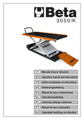 Beta 3050/K Manual De Uso