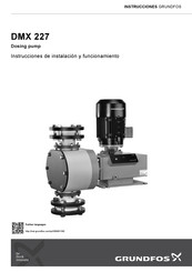 Grundfos DMX 227 Instrucciones De Instalación Y Funcionamiento