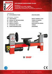 Holzmann D 300F Manual De Instrucciones