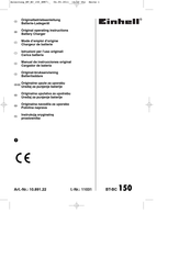 EINHELL BT-BC 150 Manual De Instrucciones