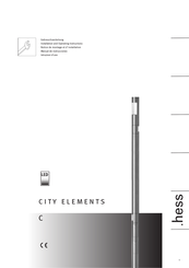 Hess CITY ELEMENTS C Manual De Instrucciones