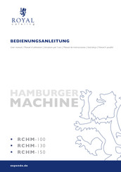 Royal Catering RCHM-100 Manual De Instrucciones