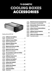 Dometic BatteryPack BP124 Instrucciones De Uso