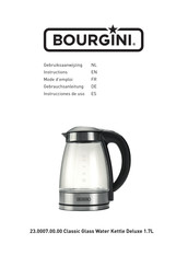 Bourgini 23.0007.00.00 Instrucciones De Uso