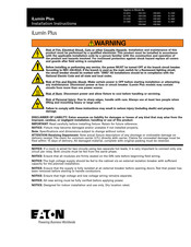 Eaton iLumin Plus ILM-3001 Manual De Instalación