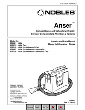 Nobles Anser 608681 Manual Del Operador