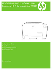 HP Color LaserJet CP1210 Serie Guía De Instalación Inicial