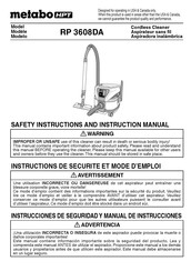 Metabo RP 3608DA Manual De Instrucciones