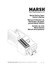 Marsh Electra Manual Del Propietário