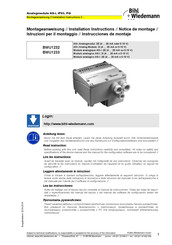 bihl+Wiedemann BWU1232 Instrucciones De Montaje