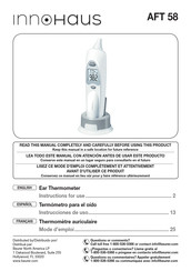 innohaus AFT 58 Instrucciones De Uso