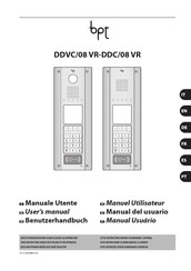 Bpt DDC/08 VR Manual Del Usuario