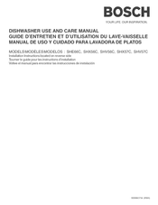 Bosch SHV57C Manual De Uso Y Cuidado