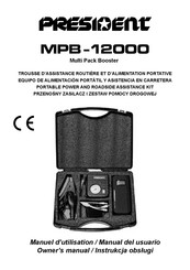 PRESIDENT MPB -12000 Manual Del Usuario