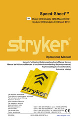 Stryker Speed-Sheet 6010 Manual De Uso