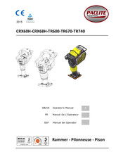 PACLITE Equipment TR740 Manual Del Operador