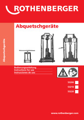 Rothenberger 53220 Instrucciones De Uso