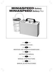 3A HEALTH CARE MINIASPEED Battery Manual De Instrucciones