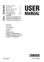 Zanussi ZFC623WAP Manual De Instrucciones