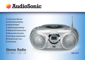 AudioSonic cd-571 Manual De Instrucciones