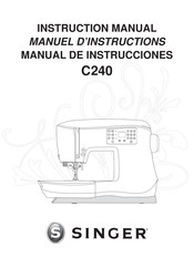 Singer C240 Manual De Instrucciones