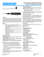 Shure MX183 Guia Del Usuario