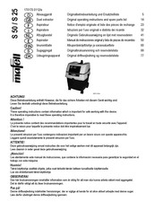 Mafell S 25 Manual De Instrucciones Original Y Lista De Piezas De Recambio