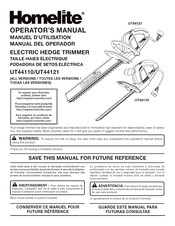 Homelite UT44110 Manual Del Operador