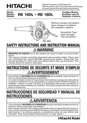 Hitachi RB 14DL Manual De Instrucciones