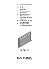 Barazza B-Draft Instrucciones De Montaje