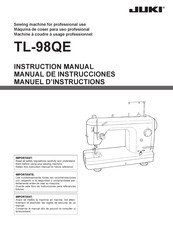 JUKI TL-98QE Manual De Instrucciones